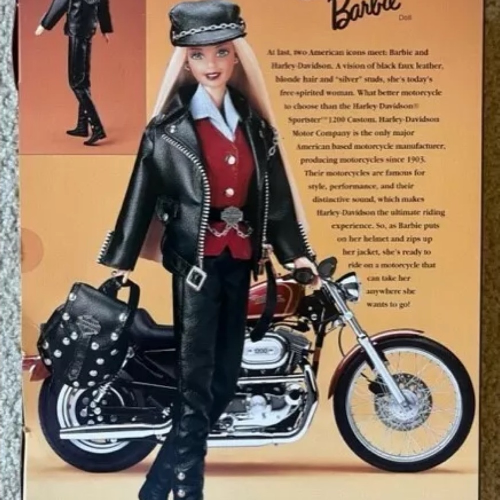 Rare! 1997 Harley-Davidson Barbie Limited Edition Unopened Box